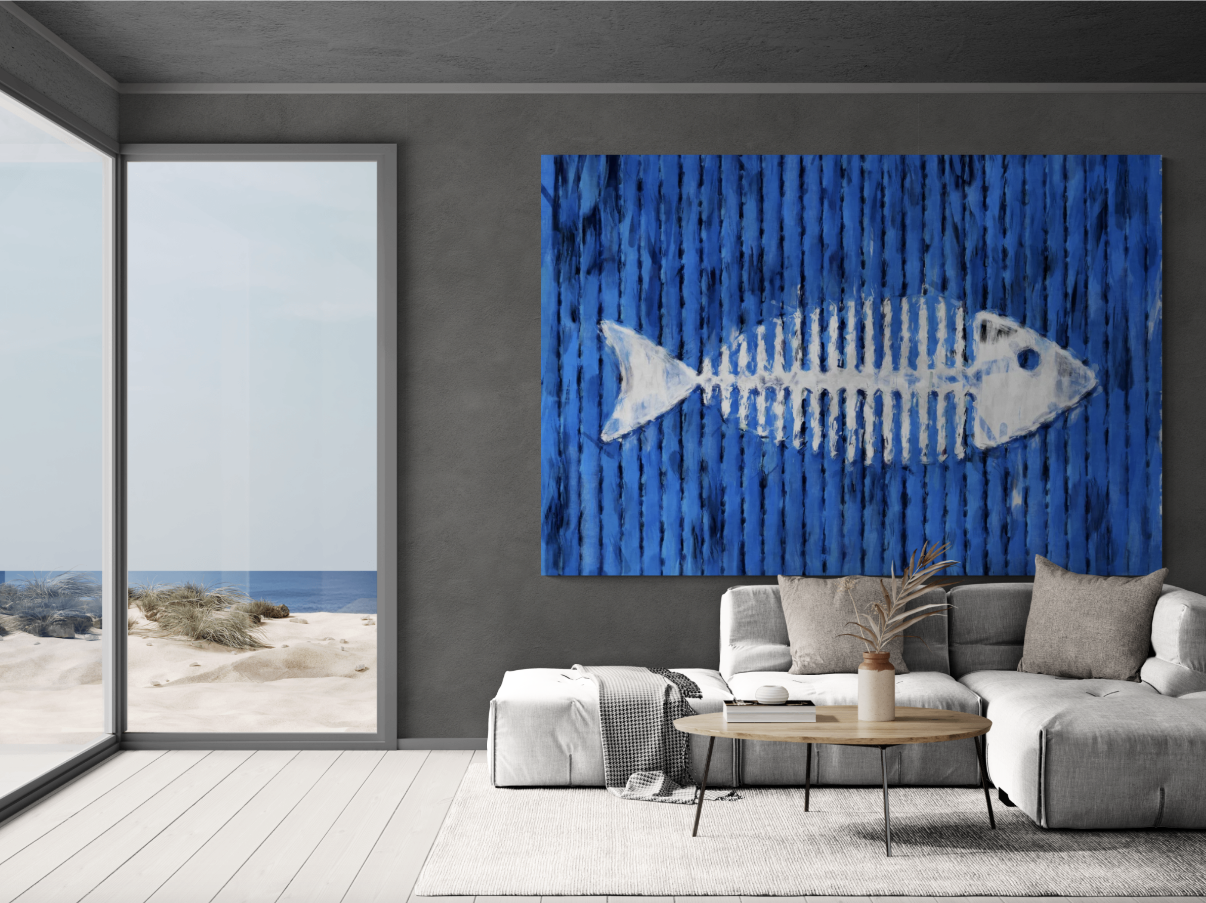 Blue Near Fish